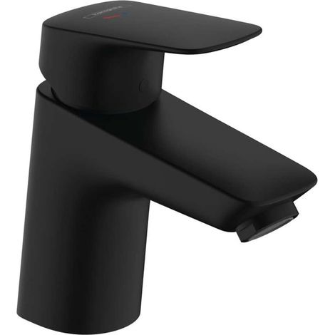 Hansgrohe Logis - Grifo de lavabo, CoolStart, negro mate 71073670 (1/4)