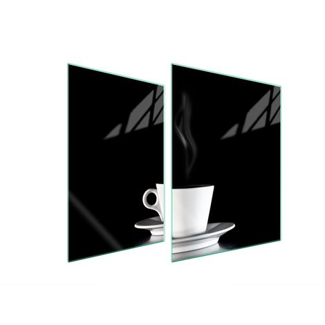 GLASSCHUTZPLATTE FÜR HERD 70x52 KAFFEE (1/5)