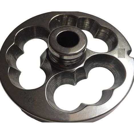 Salvinox piastra con mozzo per tritacarne 12 spezzatino ,acciaio inox auto affilanti qualità professionale
