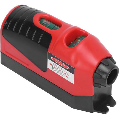 Laser-ABS-Wasserwaage 90° vertikal Infrarot tragbar Handwerkzeug Markierungsinstrumente 650 mm Rot (1/5)