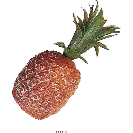 Ananas artificiel petite taille en Plastique soufflé H 210x100 mm
