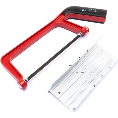 TrendLine Sägebogen 150 mm mit Alu-Schneidlade Bügelsäge Handsäge (1/2)