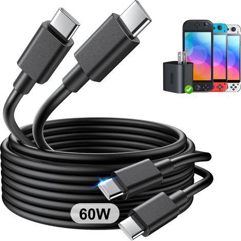 2-Pack 1.5M 60W Câble de Recharge Rapide pour 2 (1/5)