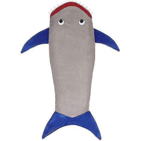 Couverture queue de requin - Couverture douillette et chaude pour dormir, idéale pour les enfants et les petits garçons (1/5)