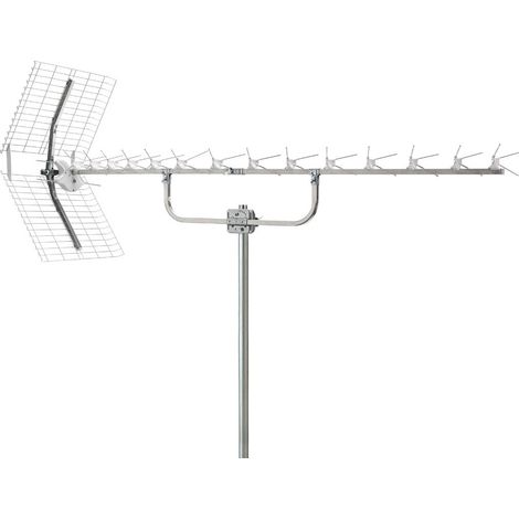 Antenne UHF FRACARRO LAMBDA14 LTE - Filtre LTE intégré, Gain élevé 16 dBi, 470-790 MHz
