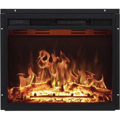 Cheminée électrique encastrable Lisa 74cm - 900 / 1800 W (1/4)