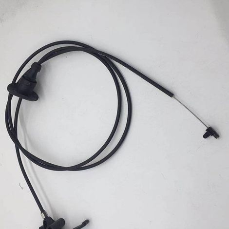 Applicable à Peugeot 206 SW Citroën C2 commande d'ouverture de capot manuel câble de couvercle de moteur 7937F2, câble de traction de capot, commande l'ouverture du capot avant. (1/4)