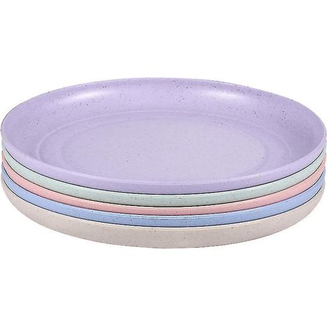 5 assiettes plates (1/3)