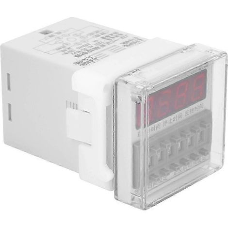 Relais temporisé BERM@ 220VAC, contrôleur moteur CW CCW, minuterie automatique 0.1S-99H, interrupteur horaire industriel, régulateur de cycle bidirectionnel (1/3)