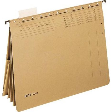 Leitz Dossier suspendu Alpha DIN A4 marron incolore 19830000 1 pc(s) (1/2)