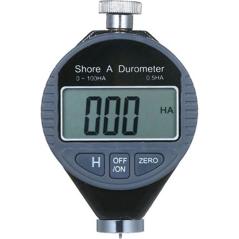 Durometro portatile 0-100HA Shore A scala digitale per gomma gel di silice pelle con ampio display LCD (LX-A) (1/5)