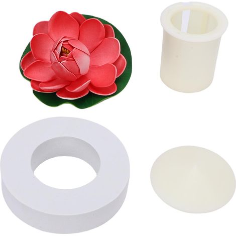Atomizzatore galleggiante per acquario, ninfea, spruzzatore, paraspruzzi, boa galleggiante, accessorio per fontana da laghetto, bianco (1/5)