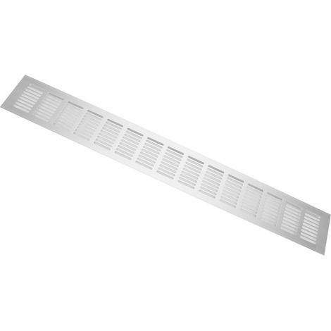 Lüftungsgitter aus Aluminiumlegierung (600 x 80 mm), Lüftungsklappe für Wohnmobile, Schranklüftung, robuste Lüftungsplatte (1/5)