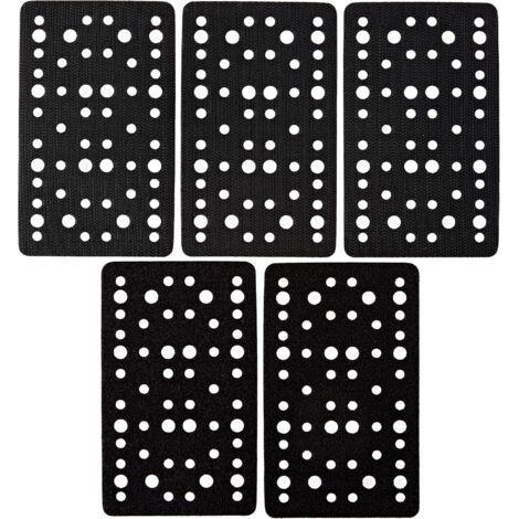 Support de protection 80 x 133 mm, 54 trous, 5 pièces, pour la protection des disques de ponçage auto-adhésifs (1/3)