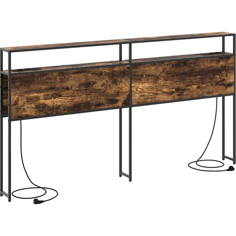 Maison Exclusive - Testata contenitore Rovere fumo Legno multistrato