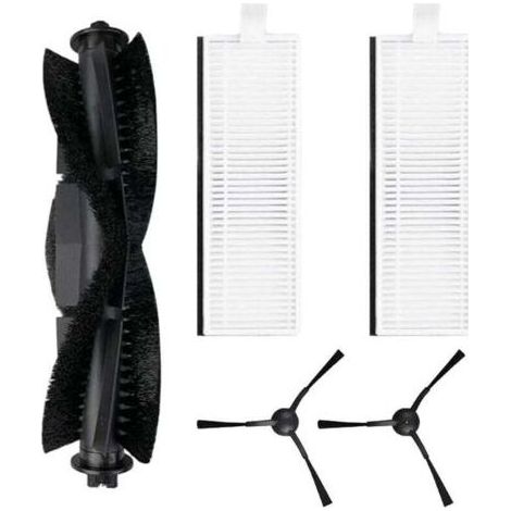 FENOPLASTICAUlisemLot de 5 brosses latérales principales pour aspirateur robot pour Laresar Evol 3, 1 brosse à rouleau principale, 2 filtres HEPA, 2 (1/3)