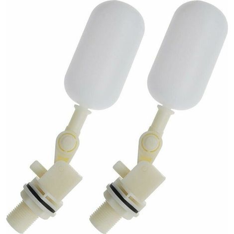 2pcs Robinet Boule de Vanne à Flotteur pour Aquarium Automatique 1/2 Pouce 20mm (1/5)