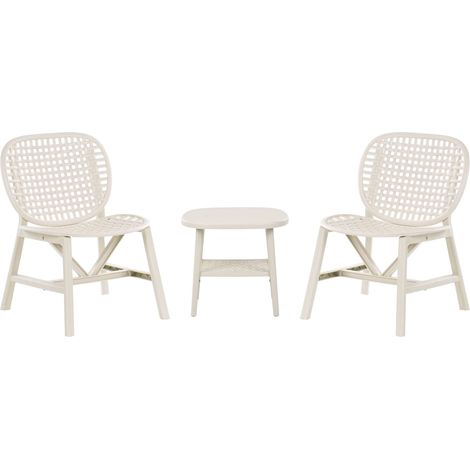 Bistro Set SICELLE Off-White