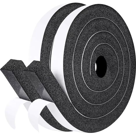 Bande d Étanchéité Autocollante en Mousse 1 virgule 5 mm l x 1 mm H (1/4)
