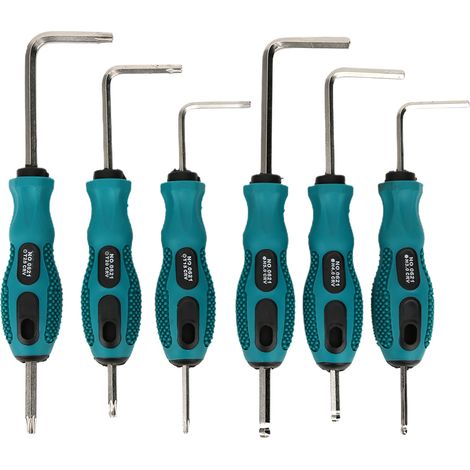 6 pièces clés torx pentalobe hexagonales jeu de tournevis réparation à domicile quincaillerie (1/5)