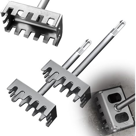 86 Line Box Socket Hole Punch,Coupe-trou pour boîte électrique,Coupe-fente rectangle en acier inoxydable Outil de coupe de trou facile en une étape 2PCS