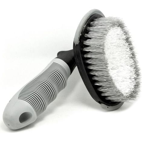 Brosse de lavage de pneus avec poignée universelle en caoutchouc, haute qualité (1/4)