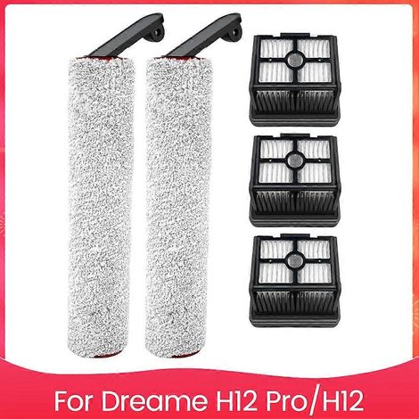 Filtres HEPA et rouleau-brosse pour Dreame H12 Pro/H12 double aspirateur eau/poussière pièces détachées accessoires kit (1/5)