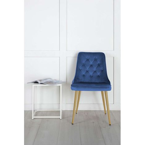 Velvet Deluxe Chaise de salle à manger (1/2)