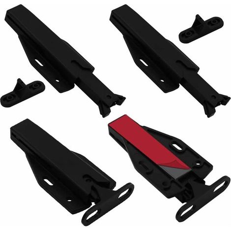 Nazalus-Vente chaude-Loqueteau pour meuble Push to Open Poussoir Porte Placard Lot de 4 Loquet Poussoir Non Magnétique Verrou Poussoir Amortisseur Push Latch à Ressort Loquet Tactile Fermeture Pour La (1/5)