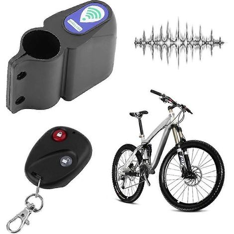 Neues professionelles Fahrradschloss mit Vibrationsalarm (Modelljahr 2021) – Diebstahlsicherung mit Fernbedienung (1/5)
