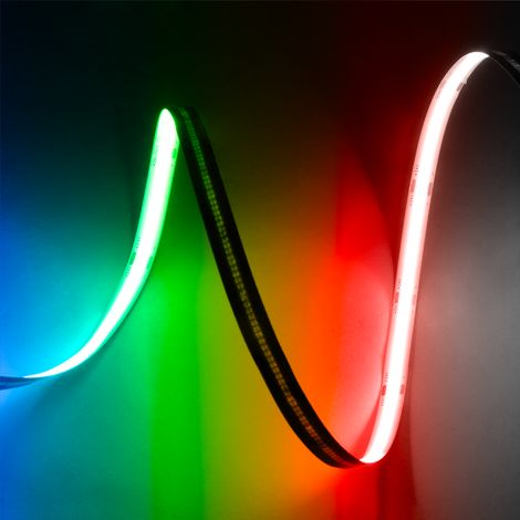 Digitaler COB-LED-Streifen 2811 20IC/m 5M 19W/M RGB IP20 24VDC (1/5)