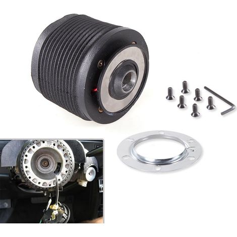 Car modification parts for 84-04 Ford Mustang steering wheel base and adapter - - (1/4)