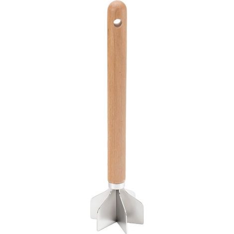 à Viande Manuel, Presse Purée en Acier Inoxydable 304 avec Manche en Bois (1/5)