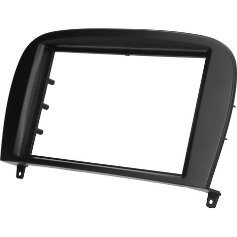 2-DIN-Autoradio-Einbaurahmen mit DVD- und GPS-Funktion für Mercedes SL R230, G-Klasse T-Modell G500 und G55, schwarzer Einbausatz (1/5)