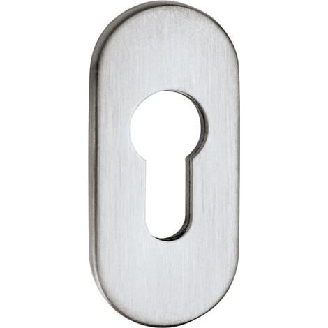 Rosace de clé 0811/6003 Alu.F12 Plaque 6mm PZ ov.