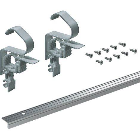 Kit de profilés de guidage pour wingline s - Décor : Epoxy blanc - Longueur : 1200 mm - HETTICH (1/2)
