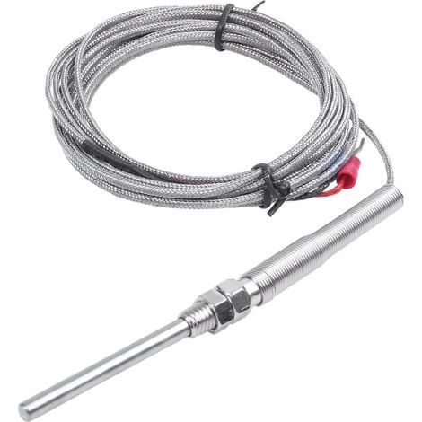 Thermoelement Typ K, 50 x 5 mm, 800 °C Temperaturfühler mit Kabel (1/5)