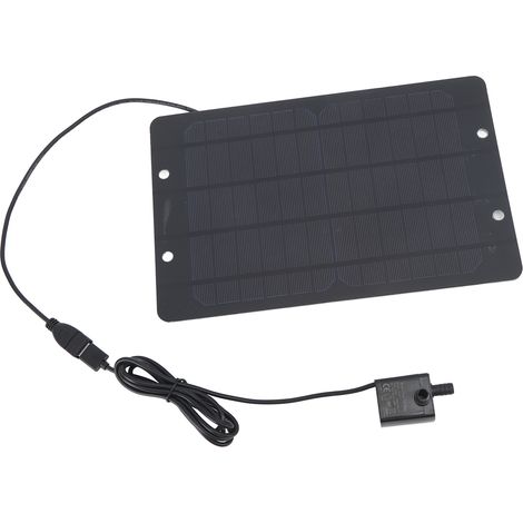 6V 10W USB-Solarbrunnenpumpe für Vogeltränken, Gärten, Teiche und Terrassen (1/5)