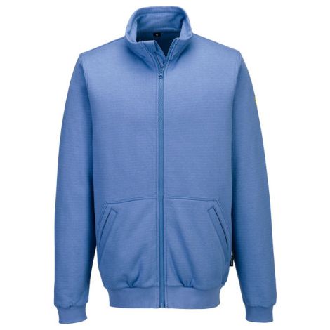 Sudadera antiestática con cremallera ESD PORTWEST AS25 XXXL Azul Hamilton (1/2)
