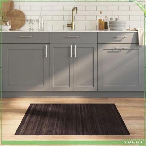 Tapis - FAFEISY - 376905 - 80x100 cm - Bambou naturel - Anti-dérapant (1/5)