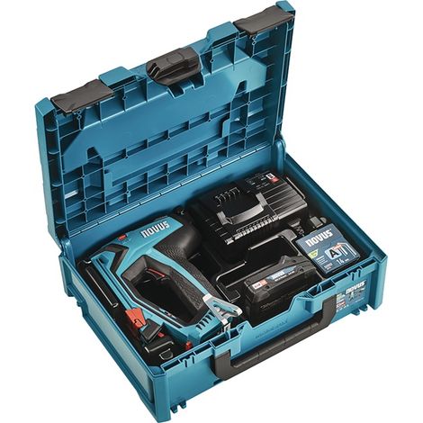 NOVUS Akku-Tacker J-550 18 V A 53 / H 37 E JKlammerlänge 6-14 mm Nagellänge 16 mm