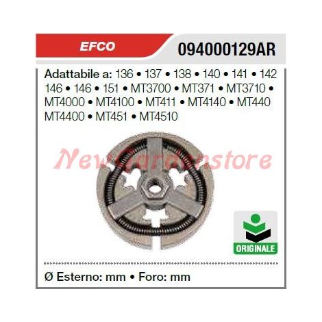 Embrague motosierra EFCO 136 137 138 140 141 142 146 151 094000129AR ORIGINAL