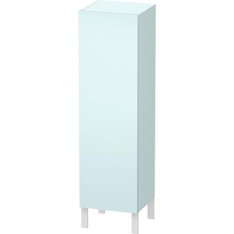 Armoire Duravit L-CUBE 400x363x1320mm ouverture droite Bleu clair mat