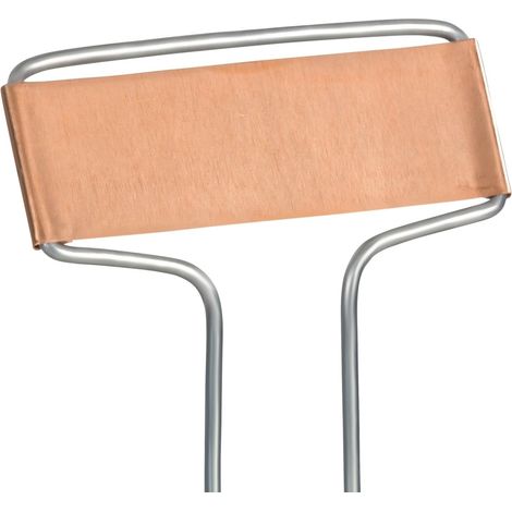 Lot de 20 étiquettes métalliques en cuivre résistantes aux intempéries pour plantes (1/4)