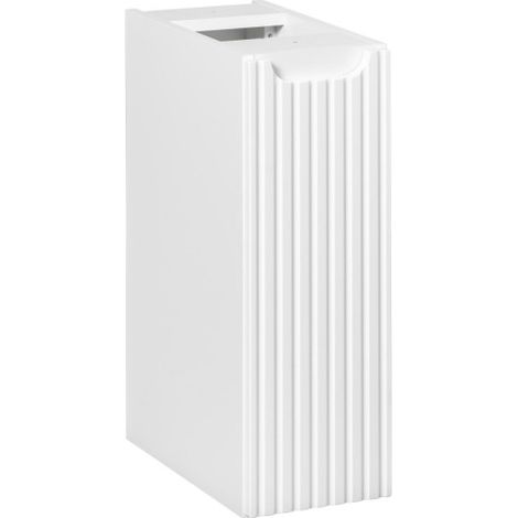 Mobile da bagno VANO – 1 porta – Bianco alpino – L20 × P18 × H57 cm – Da appendere