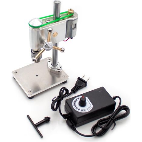 Micro Perceuse D'établi AC 100-240V avec Adaptateur 0,3-4MM (1/5)