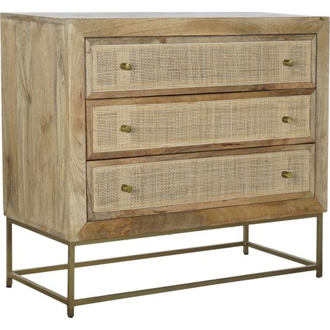Kommode DKD Home Decor natürlich Rattan Mango-Holz (90 x 40 x 81 cm) (1/5)