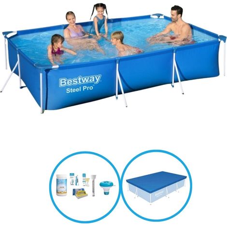 Bestway Steel Pro Rechteckig - 300x201x66 cm - 3-teilig  S22713