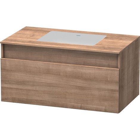 Duravit DuraStyle mueble bajo pared 6884, 1 cajón, para lavabo empotrado desde abajo, 1000mm, Color (frente/cuerpo): Cerezo del Tesino - DS688407373