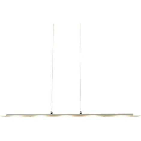 Litecraft Flusso Ceiling Pendant Bar 3W Integrated LED 5 Light - Polished Chrome (1/5)